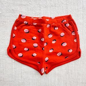 NEW Hanna Andersson Red/Orange Spotted Shorts 3T